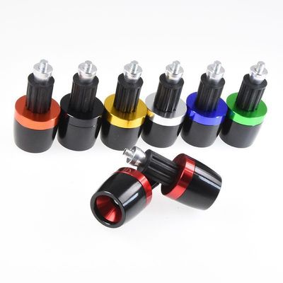 Universal Motorcycle Handlebar End Caps, Stem Caps (black)