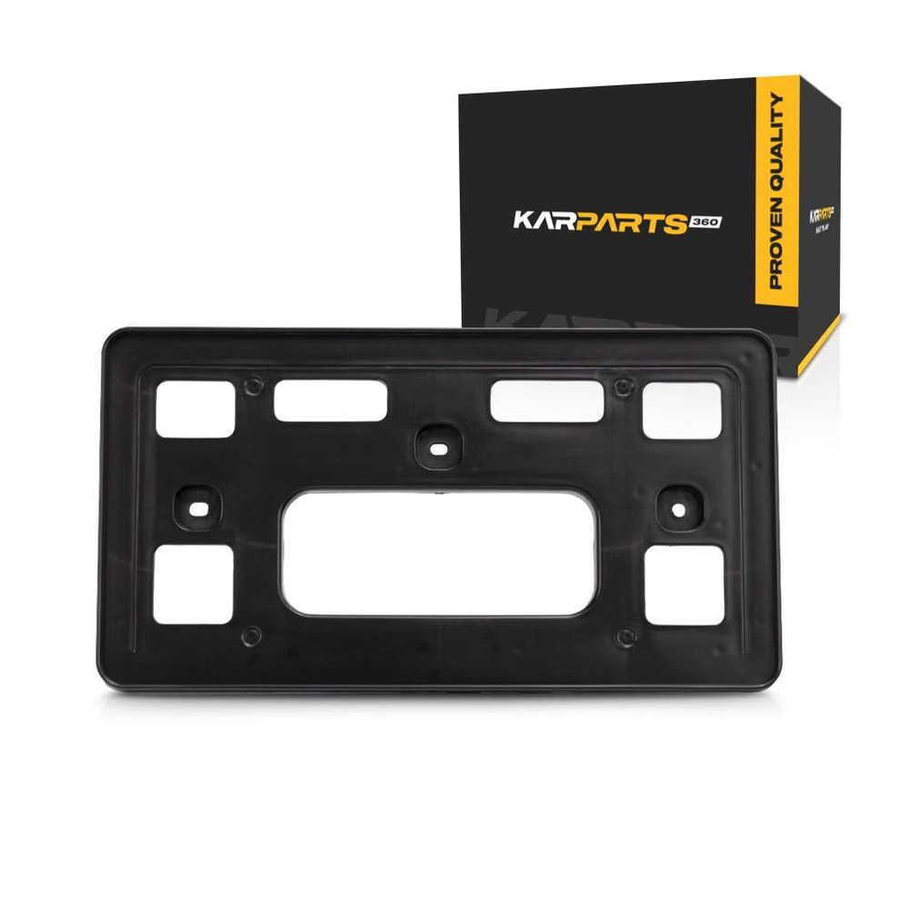 KarParts360 for Honda Ridgeline/Passport 2022 2023 Bumper License Bracket Front | Polypropylene | Glass Fiber | Replacement for HO1068148 | 71180-T6Z-A50