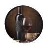 Modern Wine Spare Tire Cover, Farmhouse Wine Glasses Fruit Tire Covers Wheel Protectors Weatherproof Universal for Trailer Rv SUV Truck Camper Travel 24inch view 1