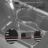 American Flag in God We Trust License Plate Frame + Orange Line Coasters + Keychain - Perfect for God and Country Lovers - Tactical Patriot Brush License Plate Frame Made in USA view 3