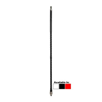 Procomm BTF5-R 5.25 ft. Tall Top Load 0.25 Wave Heavy Duty Tunable Tip Fiberglass CB Antenna Red