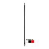 Procomm BTF5-R 5.25 ft. Tall Top Load 0.25 Wave Heavy Duty Tunable Tip Fiberglass CB Antenna Red view 1