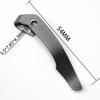 Echeson 1PC Titanium Pocket Clip with 3PCS Screws Fit for ColdSteel Voyager 29TLCC, Custom Deep Carry Back Clip DIY Replacement view 2
