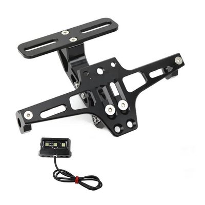 UPTBSFLS for Buell 1125R 1125CR XB12R XB12Ss XB12Scg Ulysses XB12XT XB9 Motorcycle Adjustable Rear Tail Tidy License Plate Holder Bracket Motorcycle(Black)
