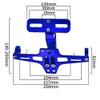 UPTBSFLS for Buell 1125R 1125CR XB12R XB12Ss XB12Scg Ulysses XB12XT XB9 Motorcycle Adjustable Rear Tail Tidy License Plate Holder Bracket Motorcycle(Black) view 4