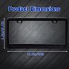 Pink Cow Print License Plate Frame Animal Texture License Plate Frames Personalise Stainless Steel Funny Design Compatible with Standard License Plate Holder for USA Canada 6 X 12 Inch with Screws view 4