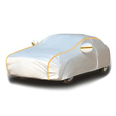 Car Covers Waterproof Compatible with sedan Honda Accord (2002-2024), Car Cover Outdoor Waterproof Sun Protection UV Dustproof Scratch Resistant, Oxford Cloth with Side-Opening Zipper Full Cover(Silve