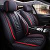 Niscarda Fit for Chevrolet Chevy Trailblazer 2021-2025 Seat Covers, Customized Seat Covers Nappa Leather Waterproof Anti-Slip Easy to Install Seat Protector (Black&Red, Full Set) view 1