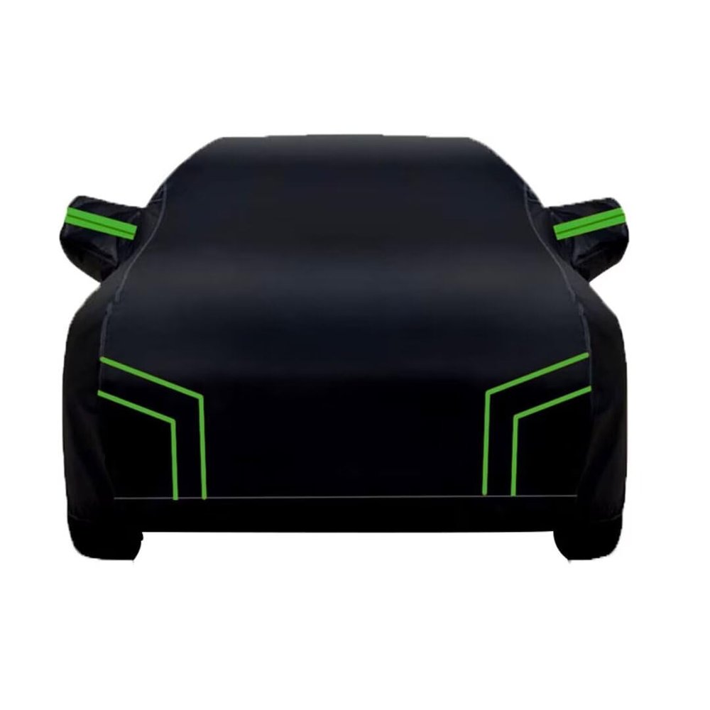 Outdoor Car Cover Compatible with Aston Martin Vantage GT8 2016-2024Universal Sunproof and dustproof in All Seasons-Waterproof Car Covers-Black Green