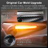 for Model Y Juniper HW4.0 Side Camera Full Cover Protection 2024 Tesla Model 3 Highland - Compatible with Tesla Accessories Carbon Fiber Turn Signal Covers(2Pcs Black Glossy Carbon Fiber Full Cover) view 3