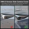 Carbar Real Carbon Fiber Side Camera Cover for Tesla Model 3 2024 Highland 2025 Model Y Juniper HW4.0 Turn Signal Full Protection Accessories (2PCS Black Matte Carbon Fiber Full Cover) view 2