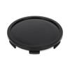 Hihaha Wheel Center Caps Hub Caps Rim Center Caps Wheel Caps Hubcap Center Covers Durable and Stylish Plastic OD: 65mm/2.56" 1 Pc Black for Ford for Chevy view 1