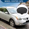 Hihaha Wheel Center Caps Hub Caps Rim Center Caps Wheel Caps Hubcap Center Covers Durable and Stylish Plastic OD: 65mm/2.56" 1 Pc Black for Ford for Chevy view 2