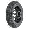 Pro-line Racing Hot Lap S3 Motorcycle Rear Tire Mounted on Black Supermoto Wheel for Promoto-MX Rear PRO1024310 view 1