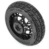 Pro-line Racing Hot Lap S3 Motorcycle Rear Tire Mounted on Black Supermoto Wheel for Promoto-MX Rear PRO1024310 view 3