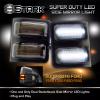 Stark Industries Smoked Lens Switchback LED Side Mirror Marker Lamps Compatible With 2008-16 Ford F250 F350 F450 Super Duty - 2Pcs Smoked Lens Amber LED Signal Towing Side Mirror Turn Signal Light view 3