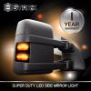 Stark Industries Smoked Lens Switchback LED Side Mirror Marker Lamps Compatible With 2008-16 Ford F250 F350 F450 Super Duty - 2Pcs Smoked Lens Amber LED Signal Towing Side Mirror Turn Signal Light view 4