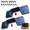 HD Suspension 1988-1998 Chevy C1500 Silverado GM Sierra Lowering Kit 4" Front 7" Rear Drop Spindles, Coil Springs, Flip Kit, Axle Relocator, C-Notch, Shackles 2WD OBS Truck Suspension Kit view 4