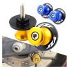 Lixiaoli Motorcycle Accessories Aluminum Tire Valve Caps M6 Swingarm Spools Slider Stand Screws Compatible with YZF R1 R3 R6 R7 R25 1999-2023 view 3
