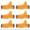 Fuel Petrol Injector Nozzle 6PCS Fuel Injectors 0280155710 0280155703 M02710X6 for Jeep for Comanche 1987 1988 1990 1991 Fuel Injector view 1