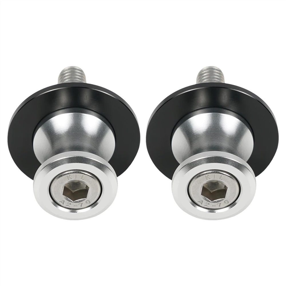 ByoBLu M10*1.25 Motorcycle CNC Aluminum Swingarm Spools Stand Screws Compatible with Norden 901 Norden901 Norden 901 2022-2023
