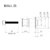 ByoBLu M10*1.25 Motorcycle CNC Aluminum Swingarm Spools Stand Screws Compatible with Norden 901 Norden901 Norden 901 2022-2023 view 2