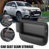Car Leather Cup Holder Gap Bag,Adjustable Leather Seat Gap Storage Box with Water Cup Holder,Creative Multifunction Car Seat Gap Filler Organizer for SUV,Car /1450 view 2