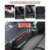Car Leather Cup Holder Gap Bag,Adjustable Leather Seat Gap Storage Box with Water Cup Holder,Creative Multifunction Car Seat Gap Filler Organizer for SUV,Car /1450 view 4