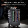 Reniteco Magnetic Socket Organizer Set, 3-Pack 3/8 Socket Rails view 2