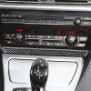 HJGHR Carbon Fiber Car Dashboard Radio Lower Part Console Panel Decorative Sticker Compatible with BMW 6 Series F12 F13 F06 2011 2012 2013 2014 2015 2016 2017 2018 2019 Decorative Accessories view 3