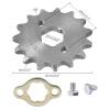 ICONSPORTSS 420 15T 20mm Motorcycle Front Engine Sprocket for 110cc 125cc 140cc 150cc Apollo SSR TaoTao Roketa Coolster Sunl Lifan Chinese ATV Quad Pit Dirt Bike view 2
