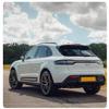Black Roof Rack fit Macan 2014-2020 2021 2022 2023 2024 Aluminum Glossy Black Cargo Roof Rails Crossbar view 3