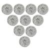 DENGKESHANG 10pcs Heat Clip Washer Nuts for VW Transporter T4 T5 for VW for Golf for Lupo for Polo for Ford Adjustment Screw view 2