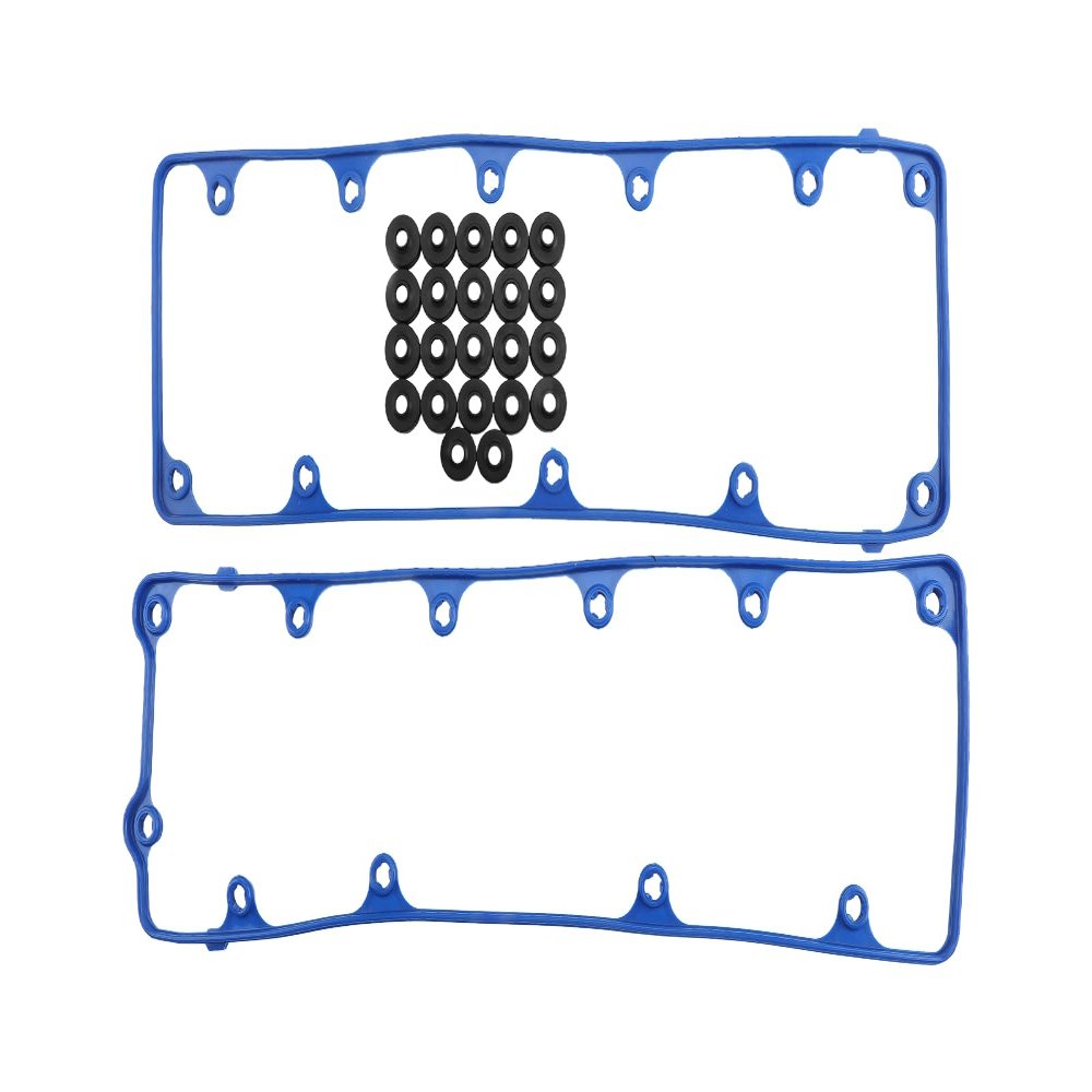 DETOTI Valve Cover Gasket Fits 00-08 Ford Lincoln Mercury 4.6L SOHC 16v VIN W V VS50564R VC4154G