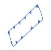DETOTI Valve Cover Gasket Fits 00-08 Ford Lincoln Mercury 4.6L SOHC 16v VIN W V VS50564R VC4154G view 4