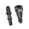 REPAIROCK Car Fuel Line Hose Quick Release Connector Kit Straight 1/2" 12.61mm SAE to 1/2" 12mm Disconnect Hose Plastic Gray Auto Replacement Parts view 1