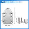 VekAuto 1 Set Fuel Pump Plate Fuel Pump Mounting Plate with Gasket Screws for Chevrolet Camaro 5.3L 327 V8 1967-1969 Auto Accessories view 3