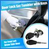 VekAuto 1 Set Front Left Right Side Door Lock Cylinder Cable with 2 Keys for Nissan Pickup D21 1984-1998 for Nissan D21 1986-1994 80601-01G25 Auto Accessories view 3