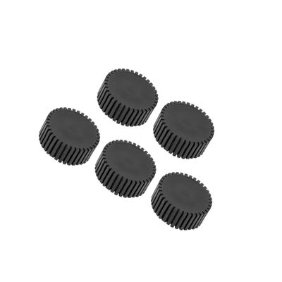 VekAuto 5pcs Motorcycle Rubber Fuel Gas Oil Tank Cover Seal Anti Shock Buffer Gasket Pad Cushion Universal Circular Auto Accessories