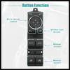 Hihaha Front Left Driver Side Car Master Power Window Switch Fit for Ford Explorer Taurus 2011-2015 - Pack of 1 Black Durable Material view 4