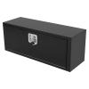 Confote Black Steel Underbody Truck Tool Box with T-Handle Lock, Heavy Duty Truck Storage Organizer - Waterproof, 36"x 12"x 14" inch view 1