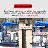 CHZDPP Electric Tricycle Protective Cover for Rain Sun Snow Proof, Tricycle Frame Canopy for Outside, Green/Blue/Red Adult Tricycle Cover(Red,35.4inch/90cm Wide) view 3