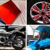 LKXHarleya Chrome Mirror Vinyl Car Wrap 3.93 Inch x 39.37 Inch Gloss Decal Sticker Film Car Wrapping for Exterior and Interior view 3