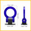 REPAIROCK 2 Set Universal Blue Ring Shaped Car Tow Hook Decor Bumper Trailer Sticker Auto Replacement Parts view 3