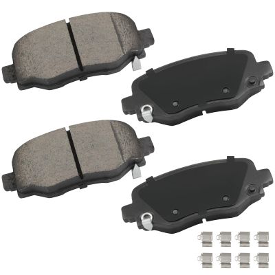 cciyu D1734 Brake Pads w/Hardware Rear Disc Brake Pad Set