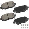 cciyu D1734 Brake Pads w/Hardware Rear Disc Brake Pad Set view 1