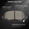 cciyu D1734 Brake Pads w/Hardware Rear Disc Brake Pad Set view 2