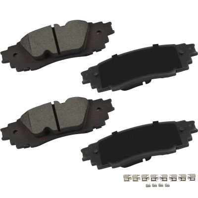 cciyu D1879 Brake Pads w/Hardware Rear Disc Brake Pad Set