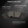 cciyu D1879 Brake Pads w/Hardware Rear Disc Brake Pad Set view 2