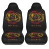 Rose Spain Spanish Flag Car Seat Cover (Set of 2) Car Front Seat Cover Washable Breathable Vehicle Cushion Protector for Sedan Truck Automotive, SUV, Van view 3
